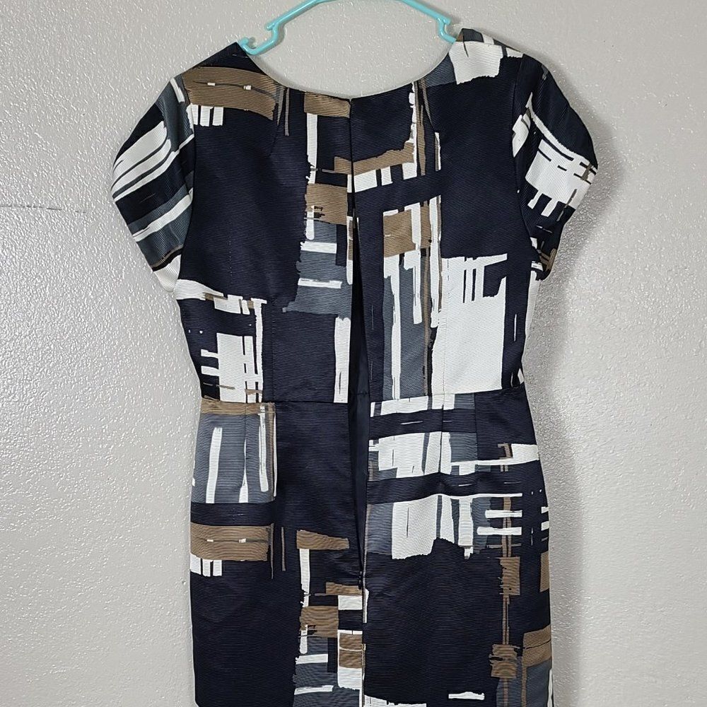 Apostrophe Dress Abstract Geometric Size 6 - Picture 5 of 15